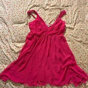 Victoria’s Secret Y2K Hot Pink Sleepwear Dress